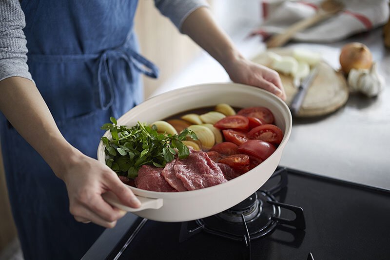 BRUNO 橢圓電熱鍋 Oval Hotplate - 藍灰色