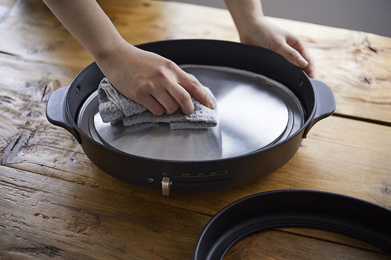 BRUNO 橢圓電熱鍋 Oval Hotplate - 藍灰色