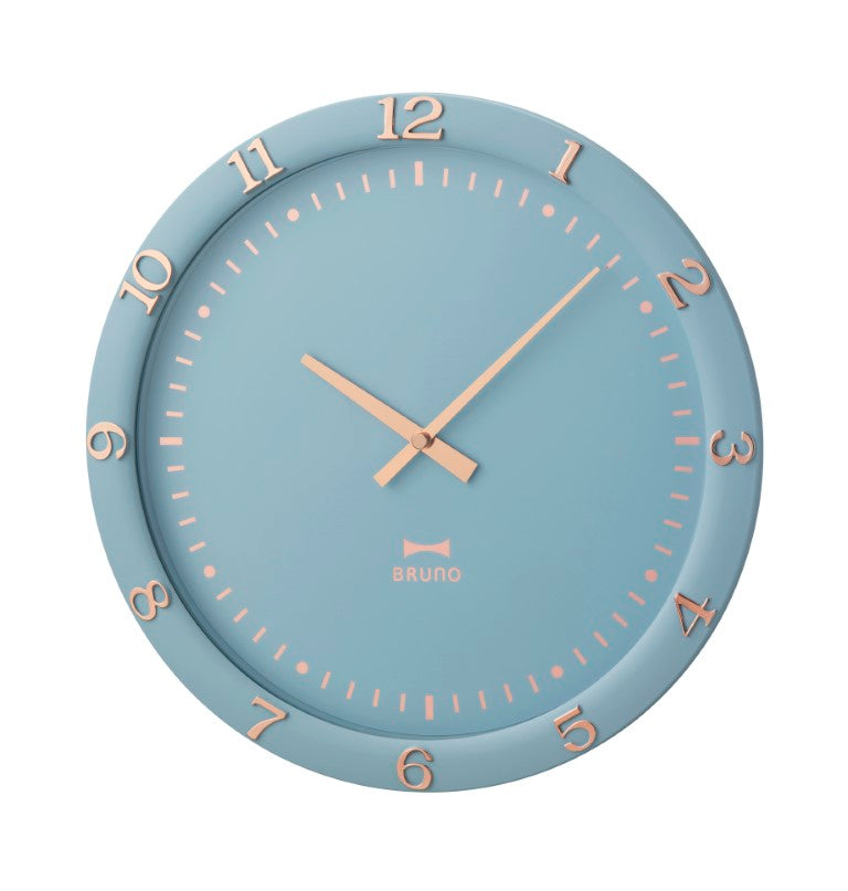 BRUNO Pastel Wall Clock - Blue BCW040-BL