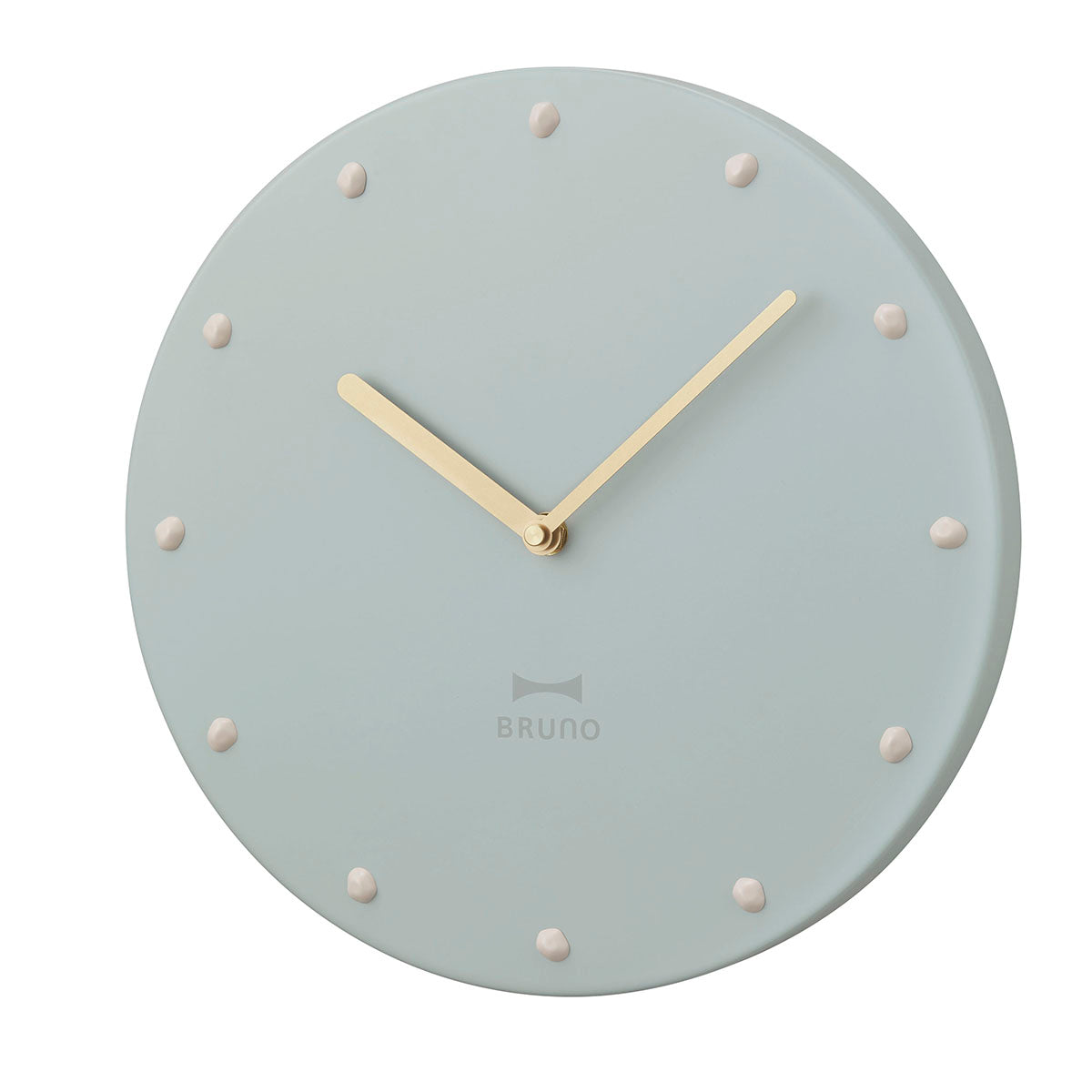 BRUNO Simple Metal Wall Clock - Greige