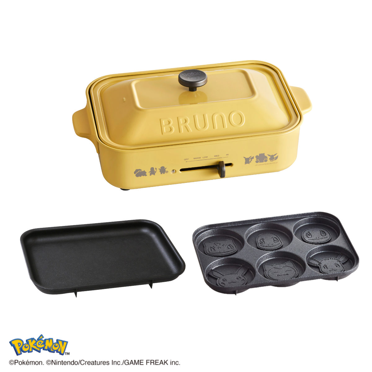 BRUNO Pokémon Limited Compact Hot Plate | BOE059-PKM