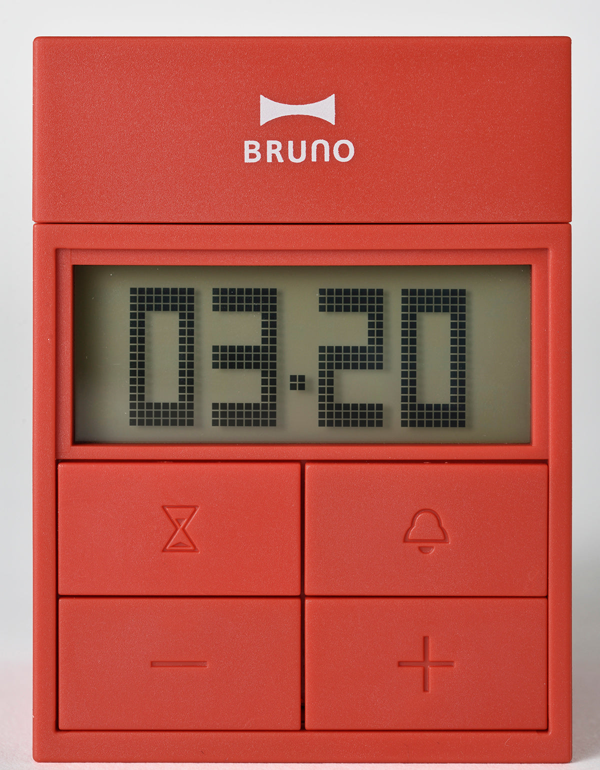 BRUNO Twist Table Clock - Red BCA026-RD