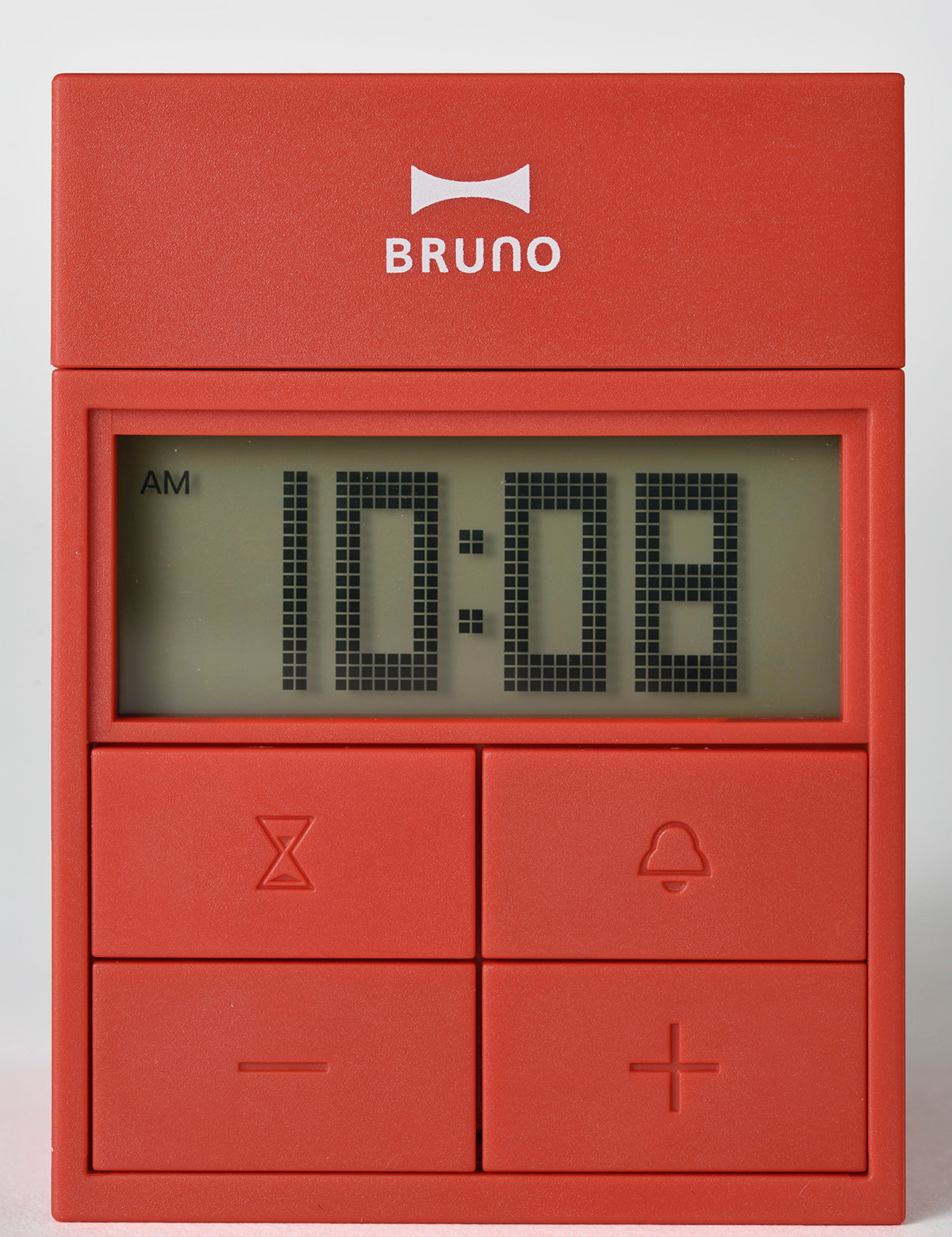 BRUNO 扭扭座枱鐘 - 白色 BCA026-WH