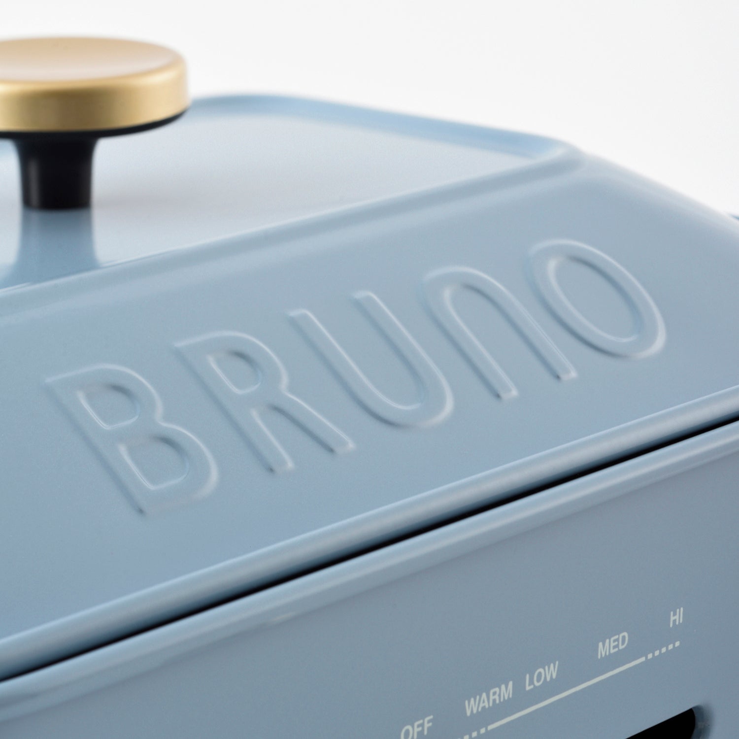 BRUNO Compact Hot Plate (Pottery Blue) (bundled with 7 plates)