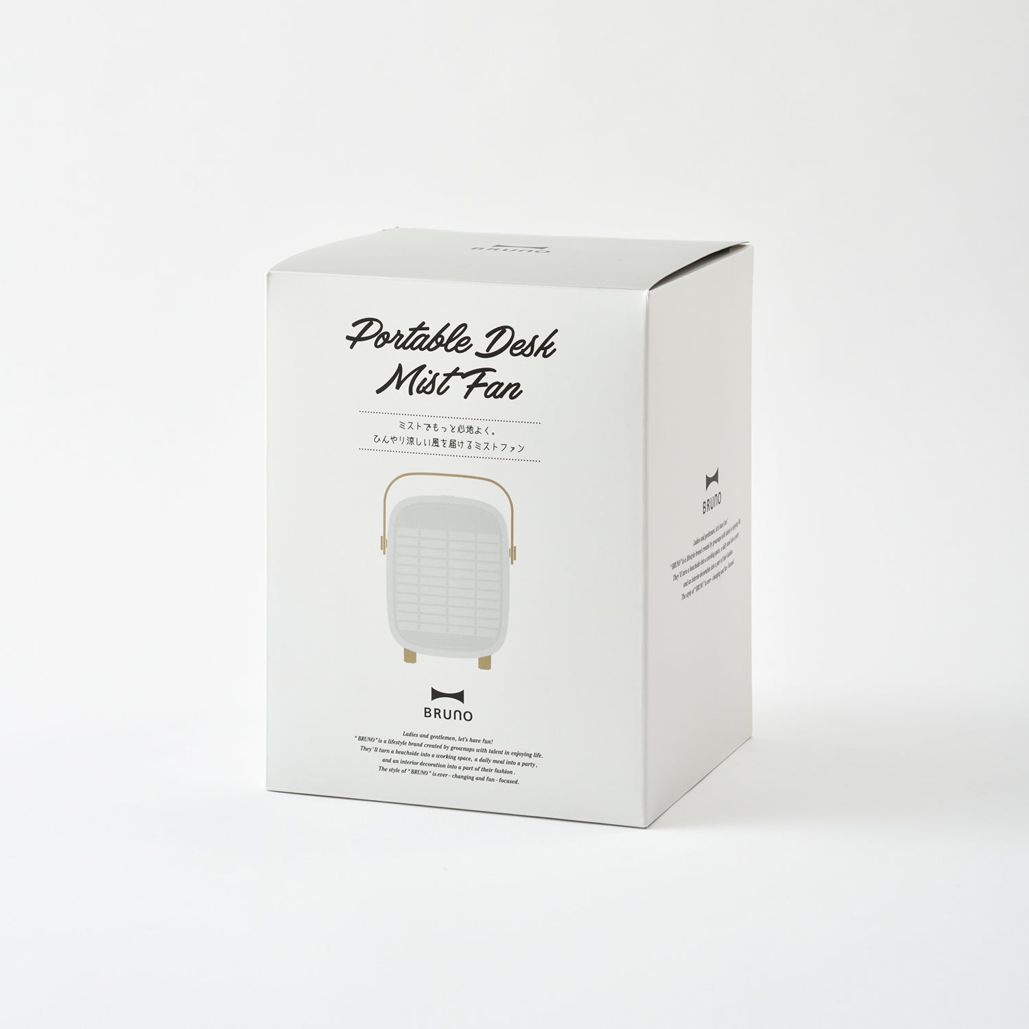BRUNO Portable Desk Mist Fan - Gray BDE063-GY