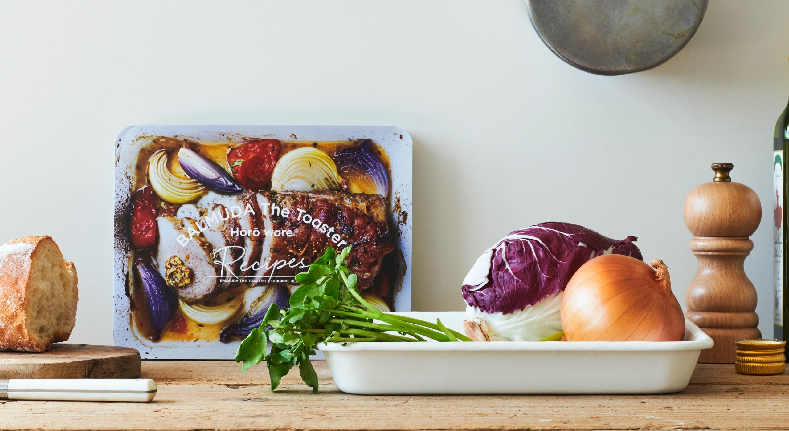 BALMUDA The Toaster - Black + Nodahoro Enamel Tray